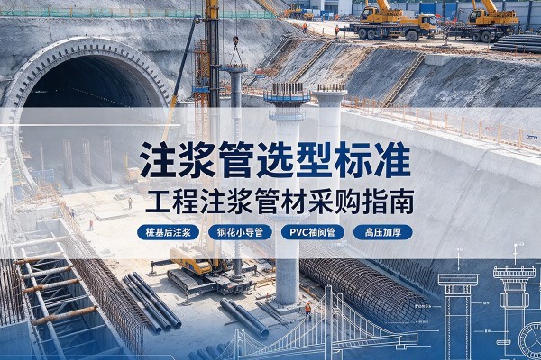新干注浆管选型标准